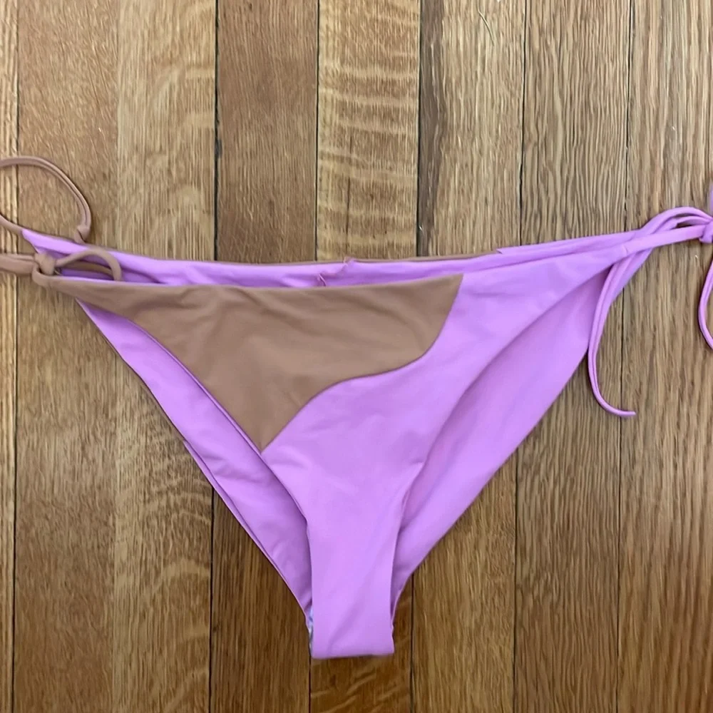 l*space Dani‎ Bottom Classic Bikini Rosebud Putty Colorblock XL